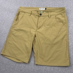 Flylow Hot Tub Short 9.5" Mens 34 Rye Hybrid Hiking Cycling MTB QuickDry Stretch